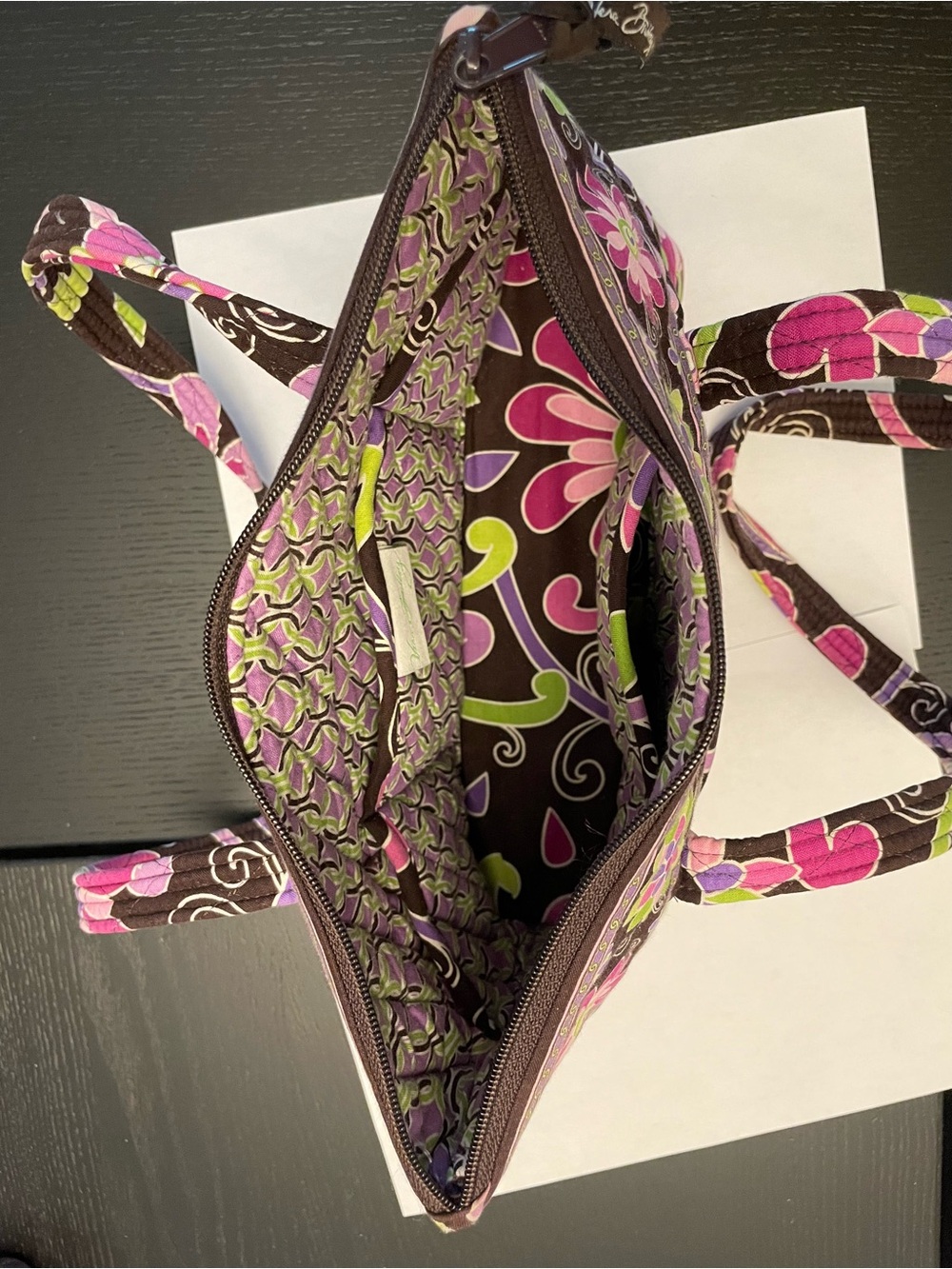 Vera Bradley Retired Purple Punch pattern - 3 piece set - Picture 4 of 11